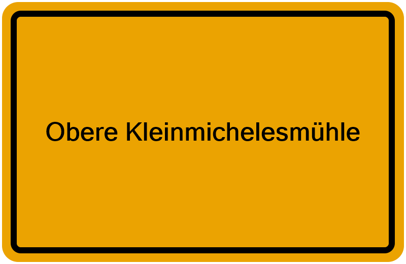 Handelsregisterauszug Obere Kleinmichelesmühle